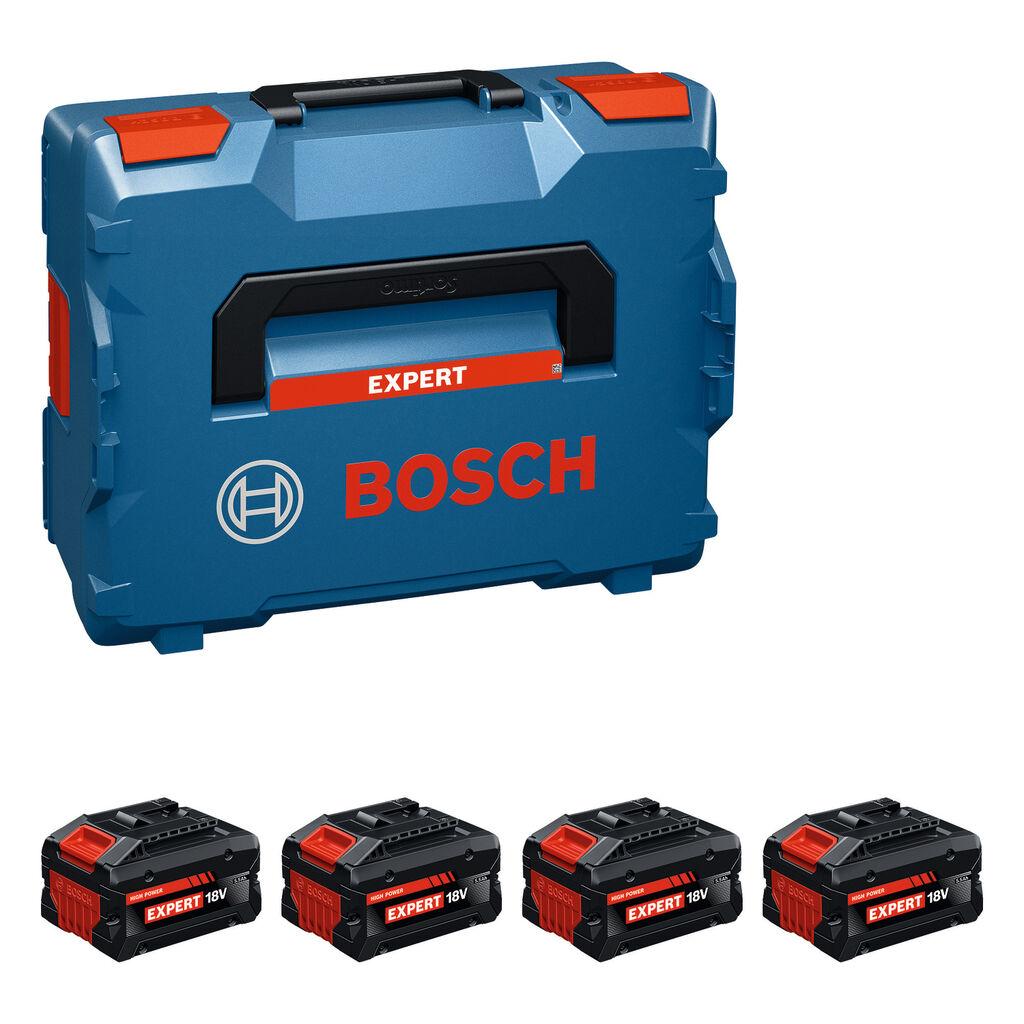 Bosch Set zamenskih akumulatorskih baterija EXBA 18V-55, 5.5 Ah, 4 komada