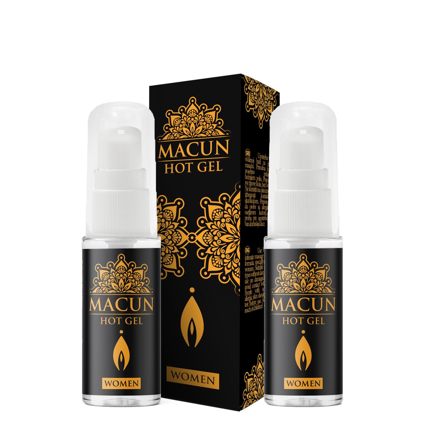 MACUN Hot gel za žene, 10ml