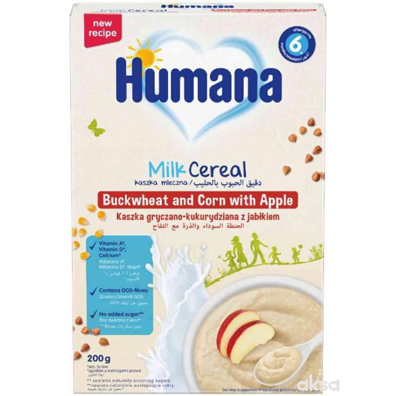HUMANA Mlečna instant kaša sa heljdom I jabukom, 200g