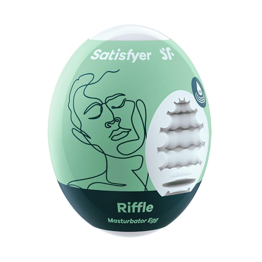 SATISFYER Masturbator Egg Single,  Riffle