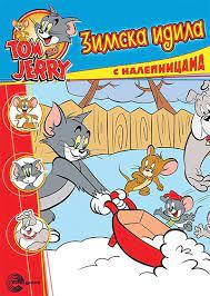 Zimska idila s nalepnicama Tom and Jerry