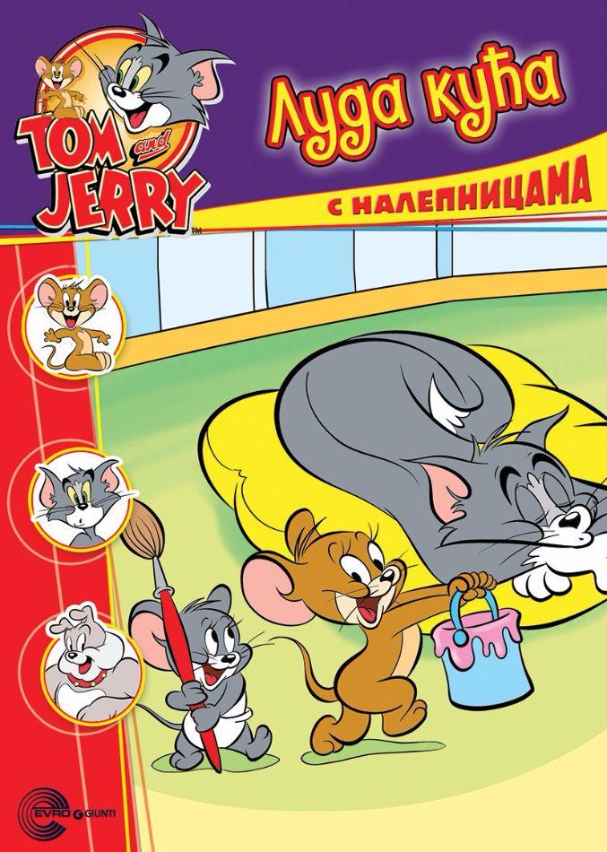 Luda kuća s nalepnicama Tom and Jerry