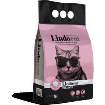 LINDO CAT Grudvajući posip od belog bentonita sa mirisom bebi pudera Cat Prestige Baby Powder 5l