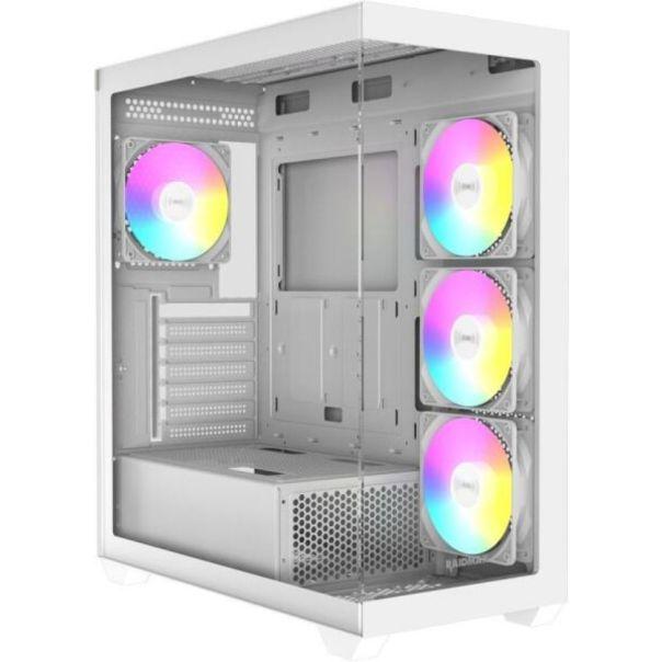 Raidmax Kućište Infinita i800, Midi Tower, ARGB, Belo