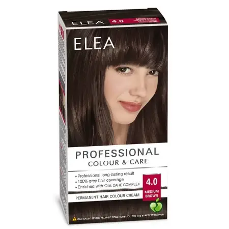 ELEA Farba za kosu 04.0, Tamno braon