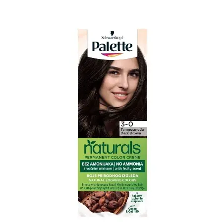 Schwarzkopf Farba za kosu 800 Palette Pnc, Tamno smeđa