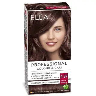 ELEA Farba za kosu 04.37, Tamno braon