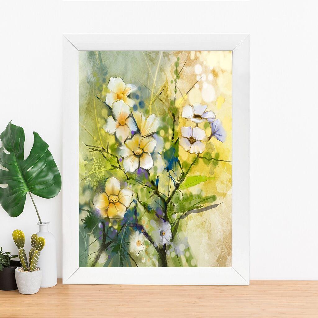 Wallity Dekorativna uramljena slika, 24x29cm, Šarena