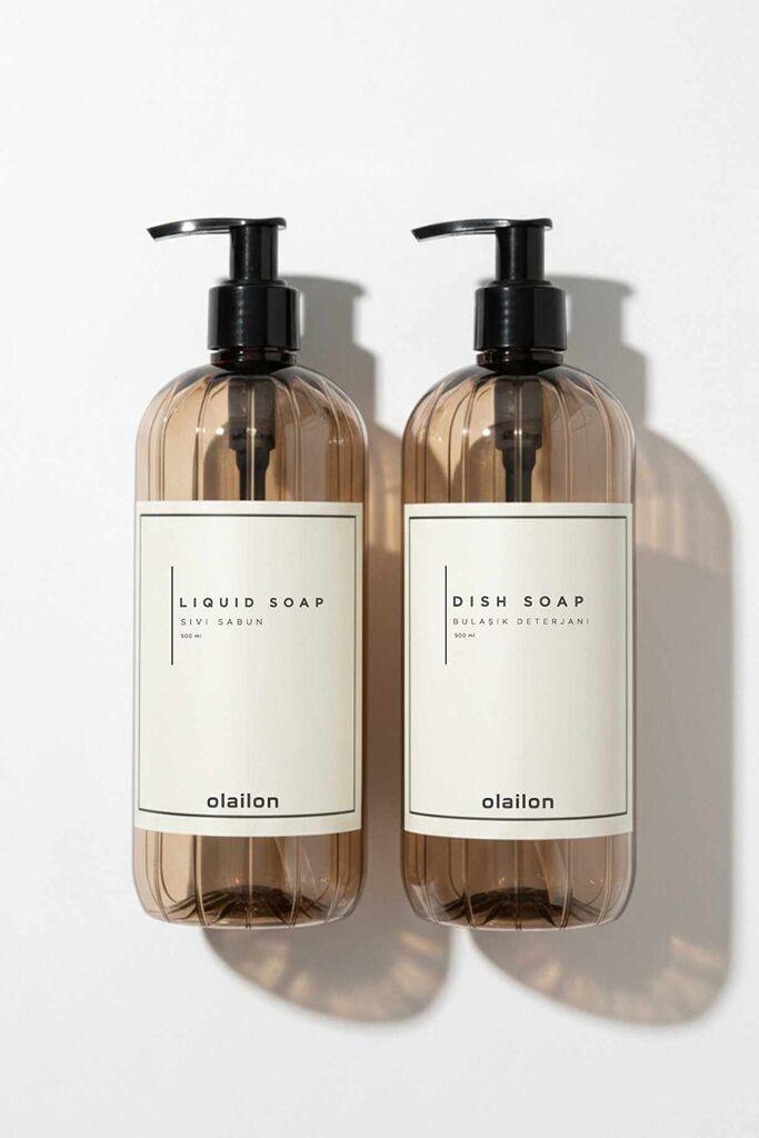 Aberto Design Set dozera za sapun, 2 komada, Narandžasti