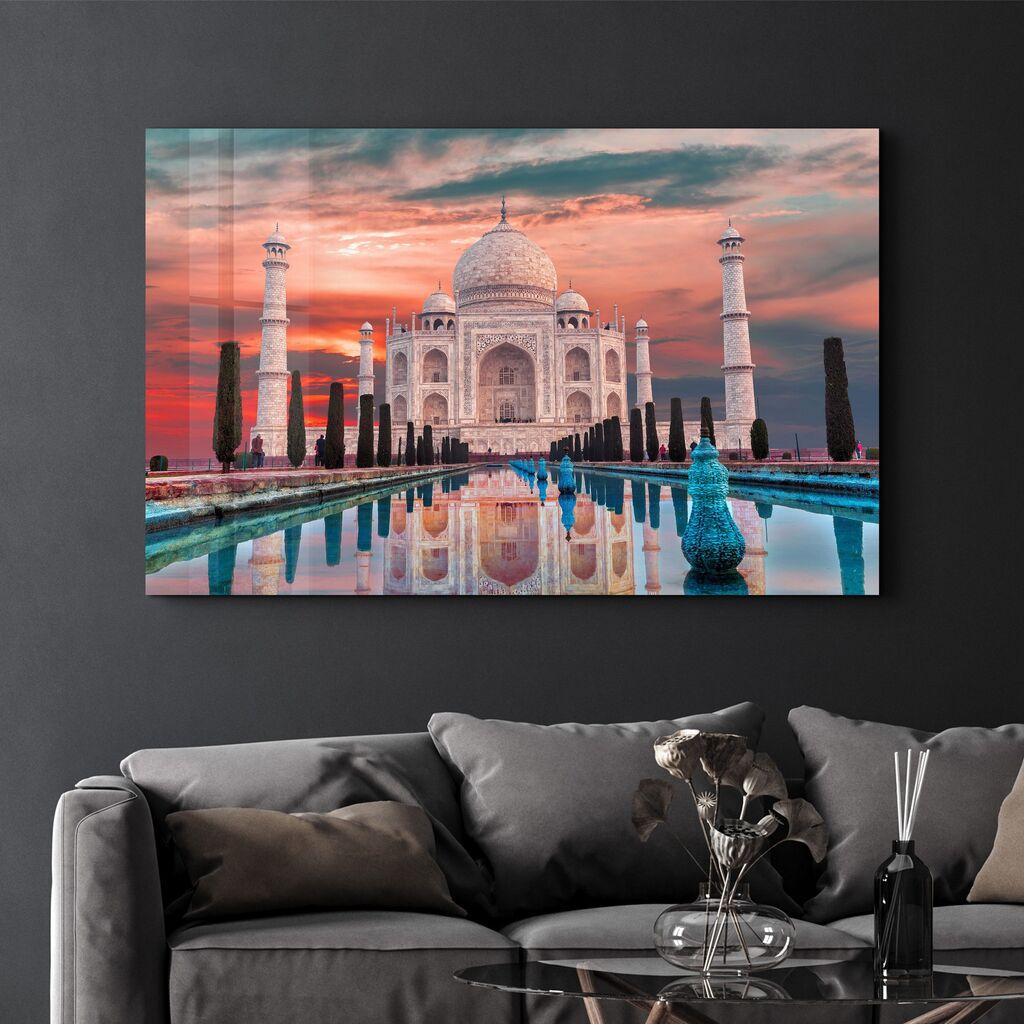 Wallity Dekorativna slika na kaljenom staklu, 70x110cm, Šarena