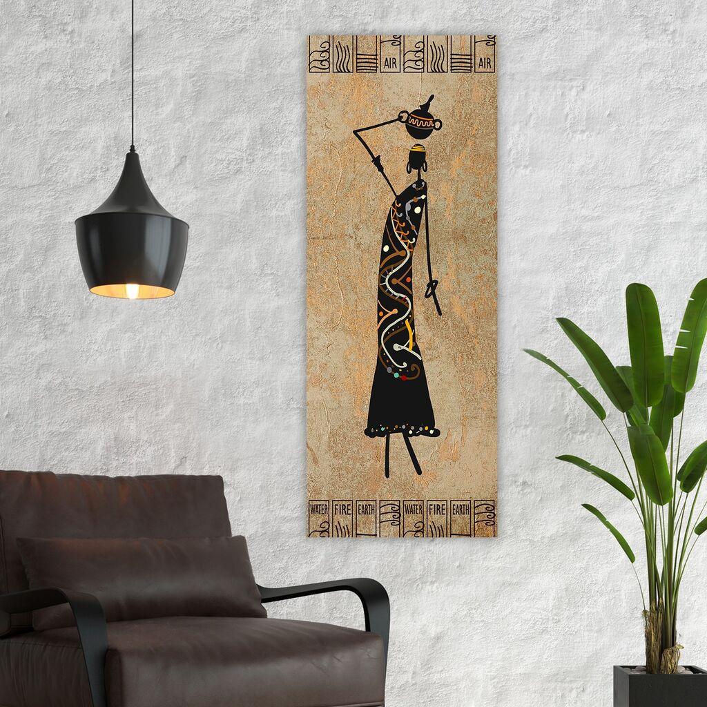 Wallity Dekorativna slika na platnu, 30x80cm, Šarena