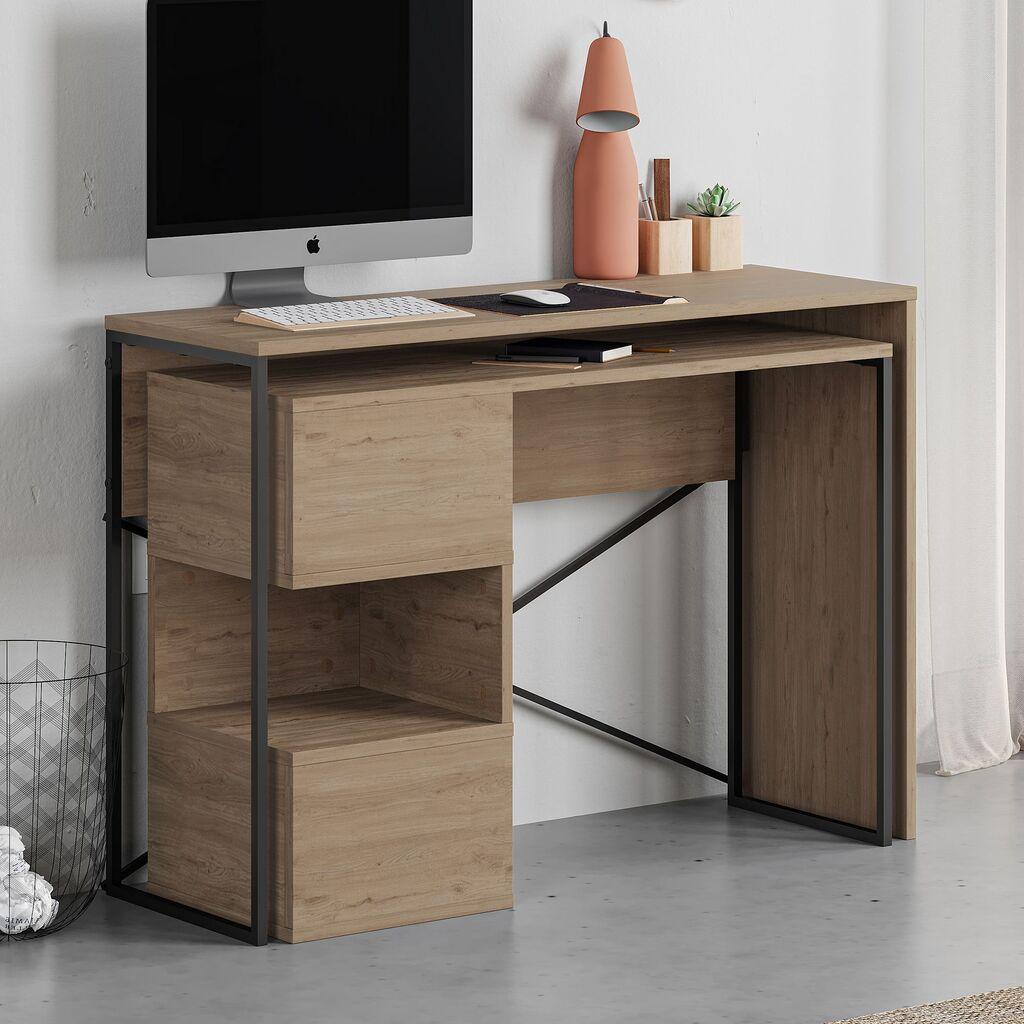 Hanah Home Radni sto, 110x77x102.5cm, Smeđi