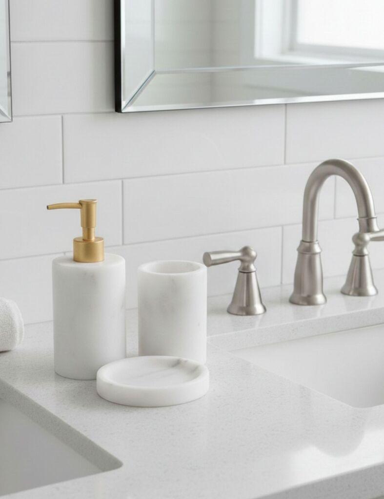 Aberto Design Set za kupatilo, 3 komada, Beli