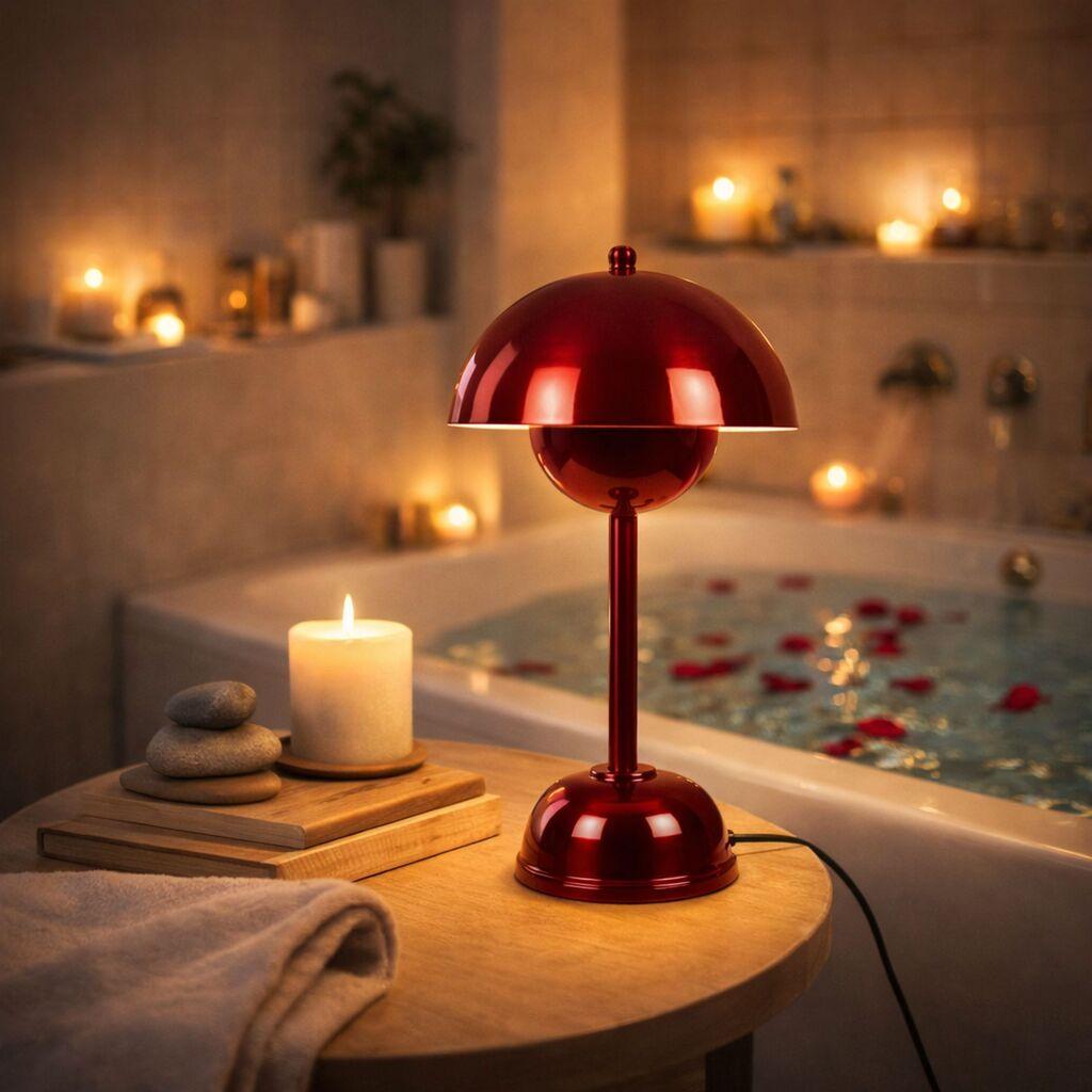 Opviq Stona lampa, Crvena