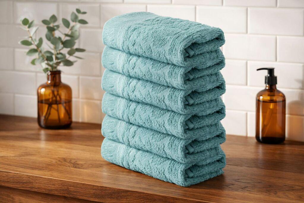 L'essentiel Maison Set peškira, 6 komada, Menta