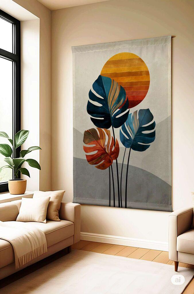 Wallity Dekorativna slika, 145x200cm, Šarena