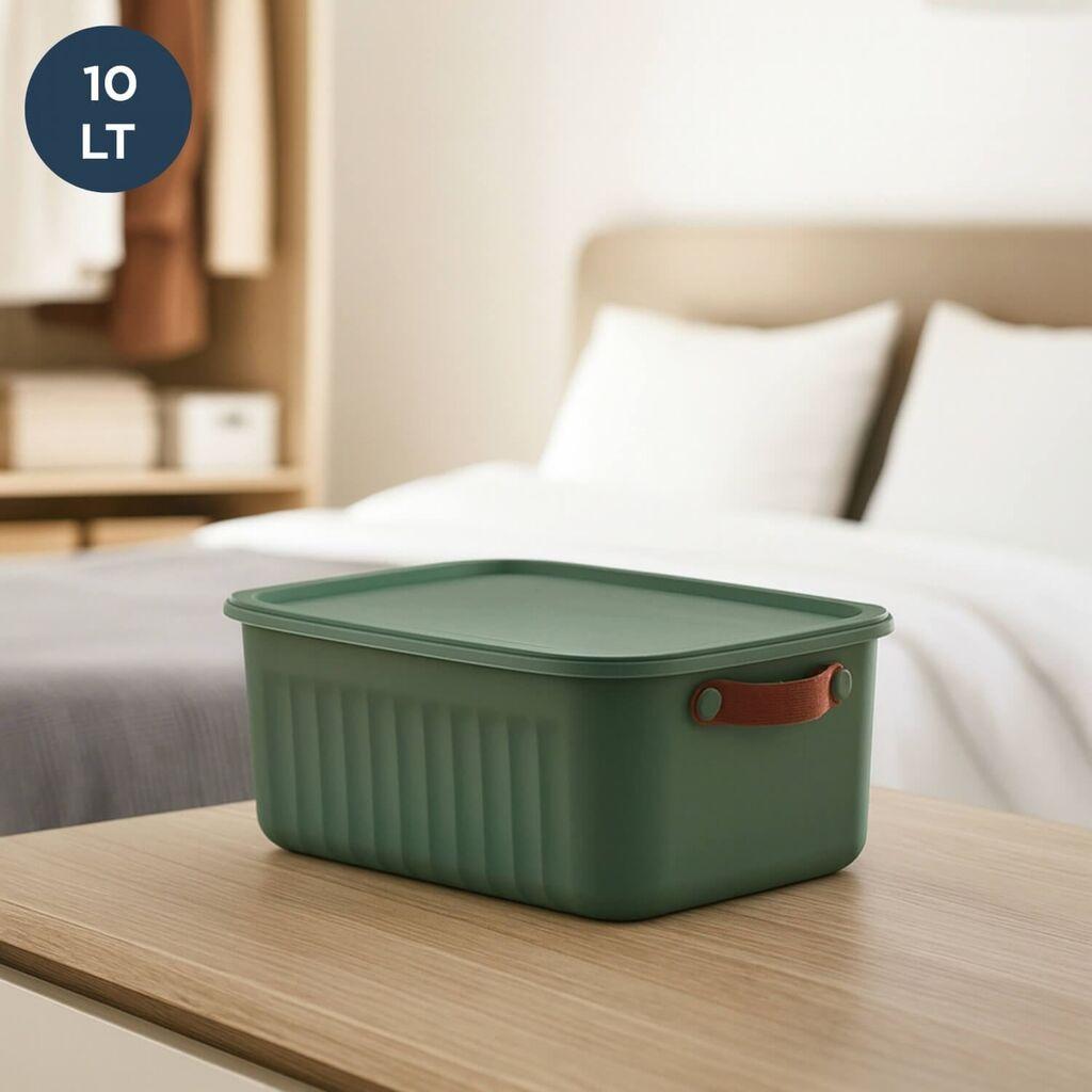 Aberto Design Kutija za odlaganje, 10l, Zelena