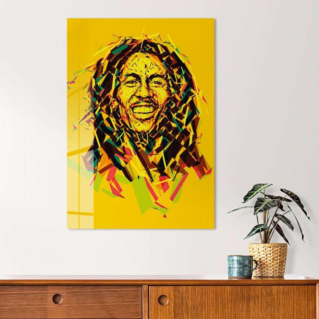 Wallity Dekorativna slika na kaljenom staklu, 40x60cm, Šarena