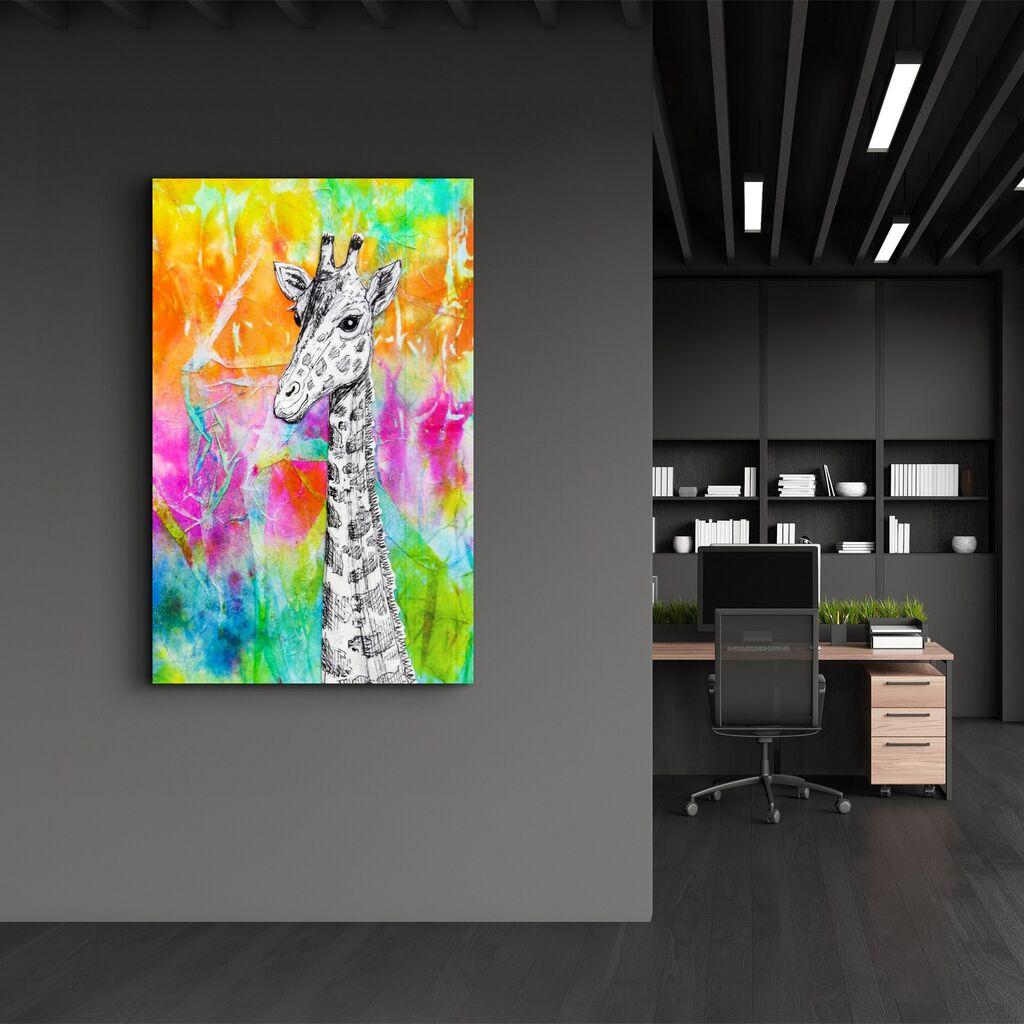 Wallity Dekorativna slika na kaljenom staklu, 46x72cm, Šarena