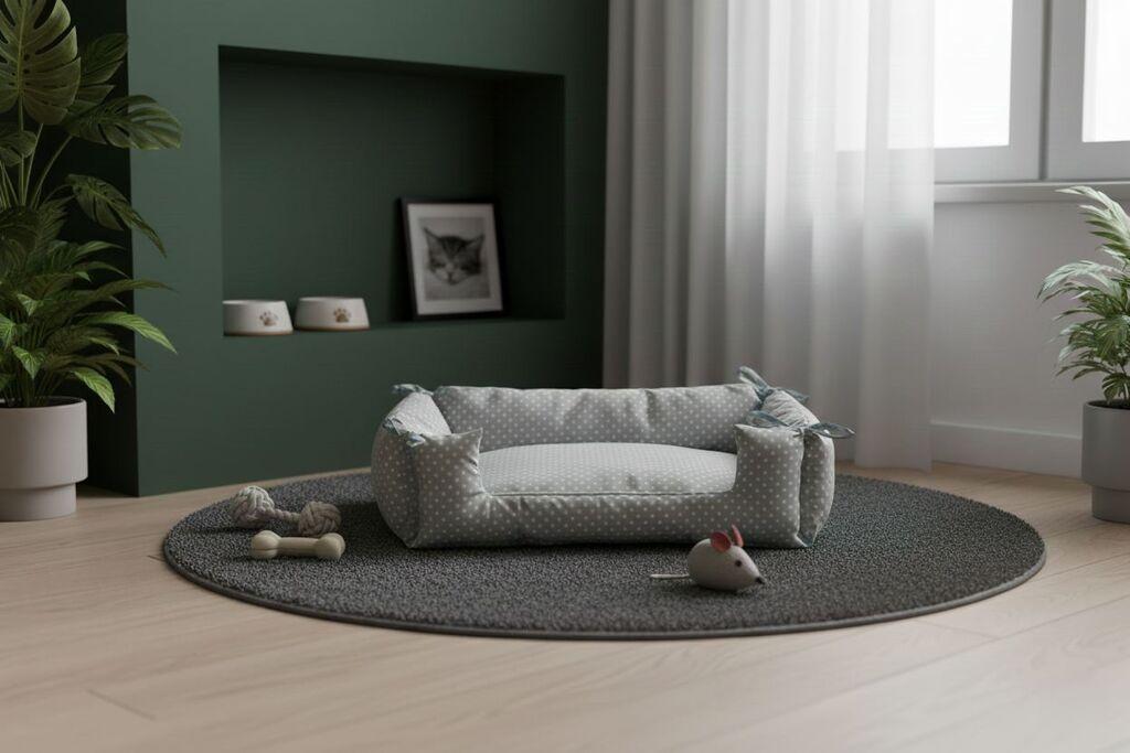 Paws & Whiskers Krevet za pse, Sivi