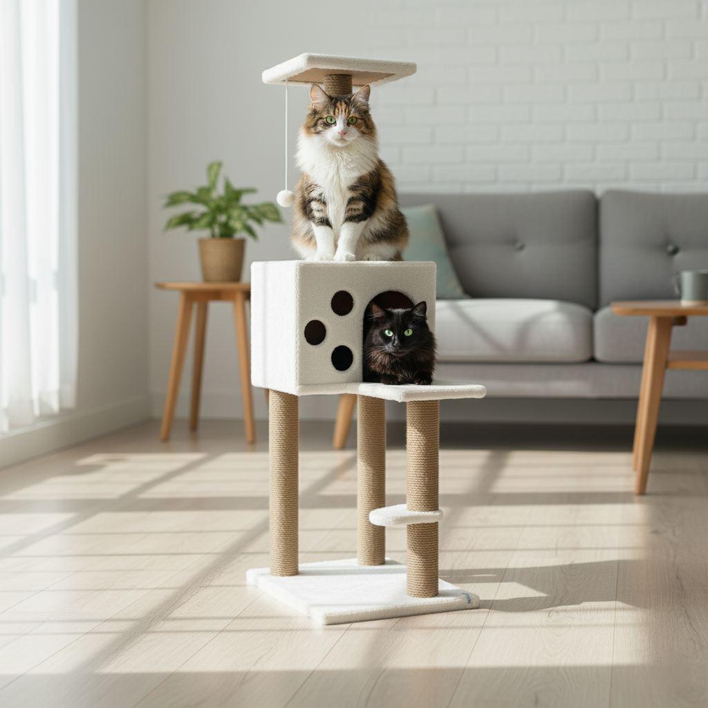 Paws & Whiskers Kućica za mačke, Bela