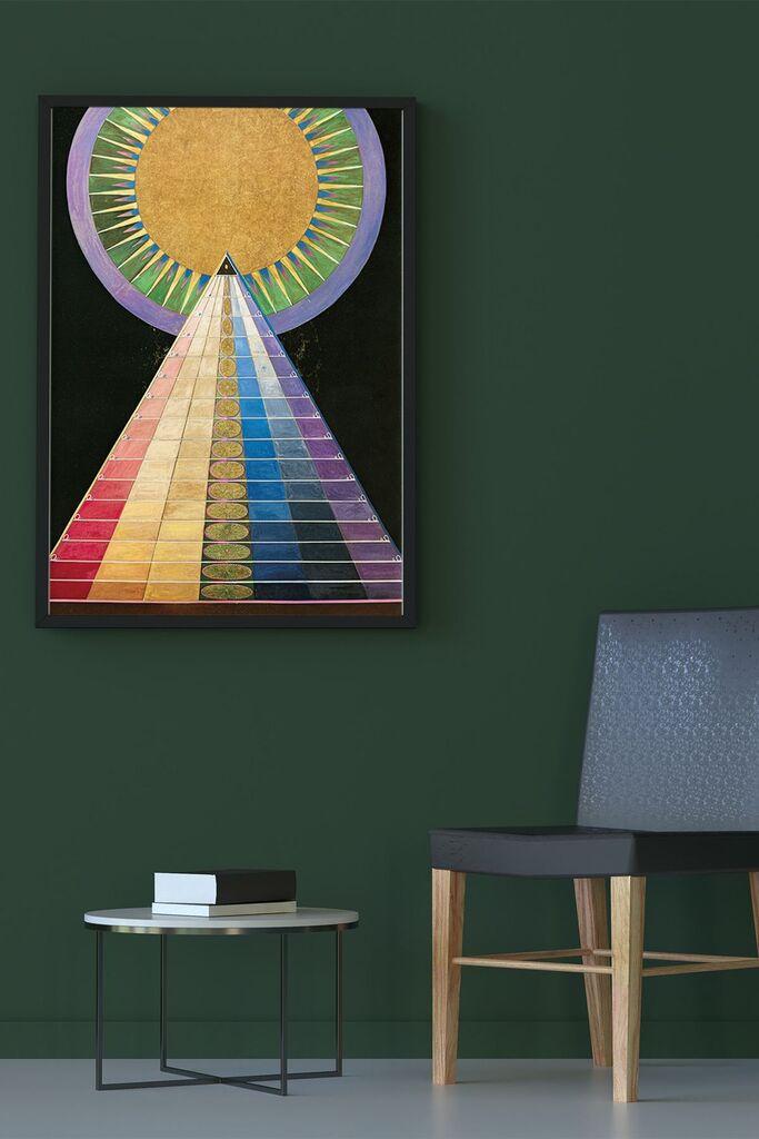 Wallity Dekorativna uramljena slika, 33x48cm, Šarena