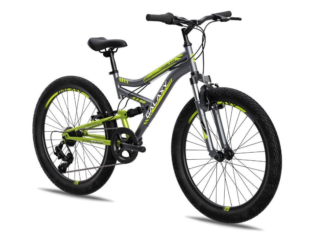 Galaxy Dečiji bicikl Focus 400 24"/18, Sivo-zeleni