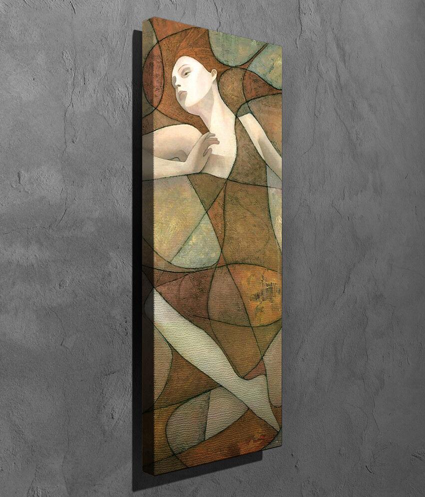 Wallity Dekorativna slika na platnu, 30x80cm, Šarena