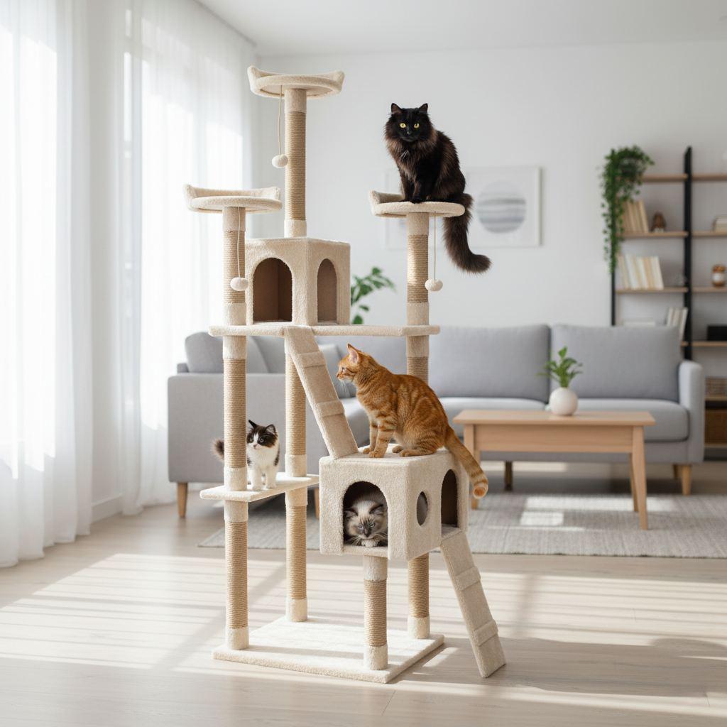 Paws & Whiskers Kućica za mačke, Bež