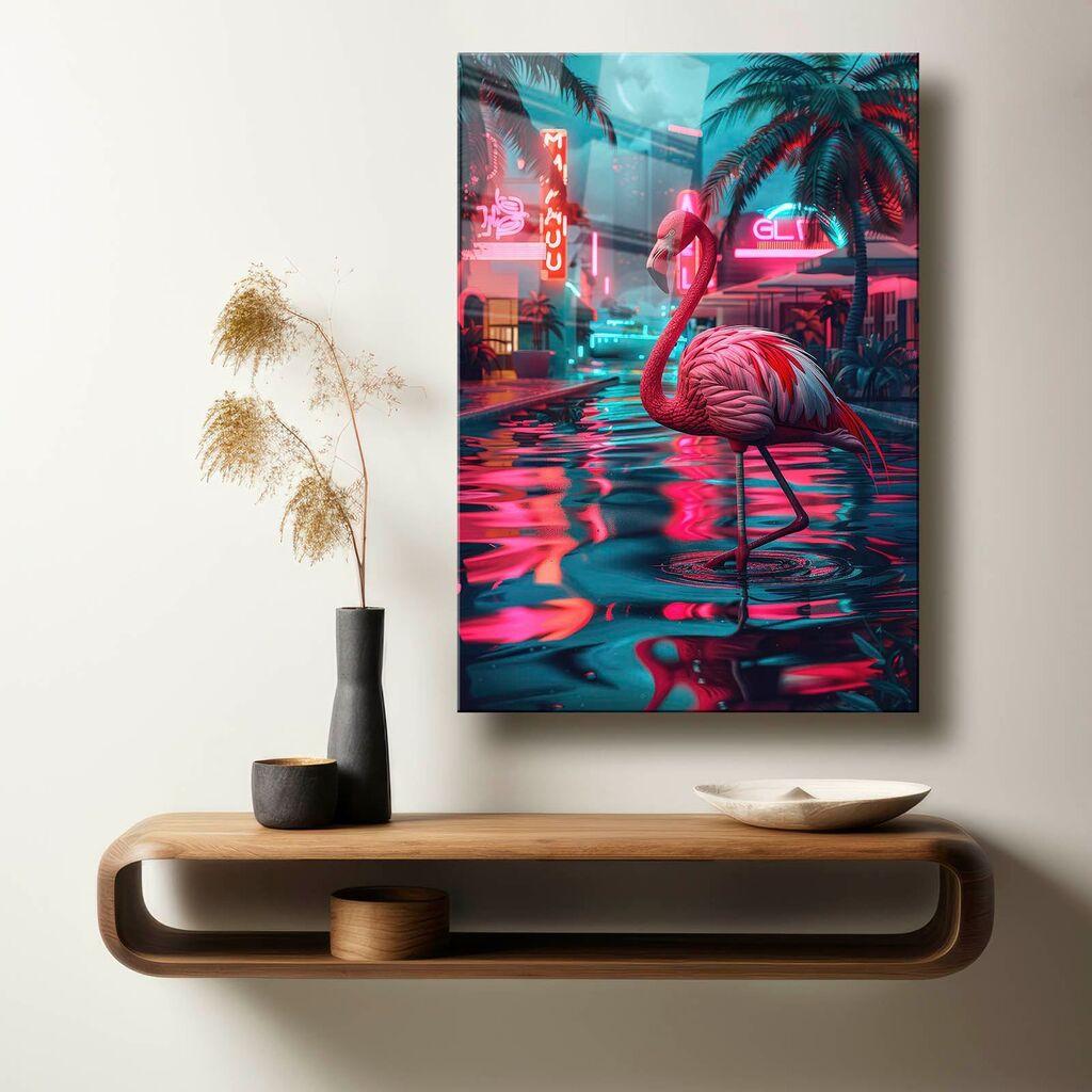 Wallity Dekorativna slika na kaljenom staklu, 50x70cm, Šarena