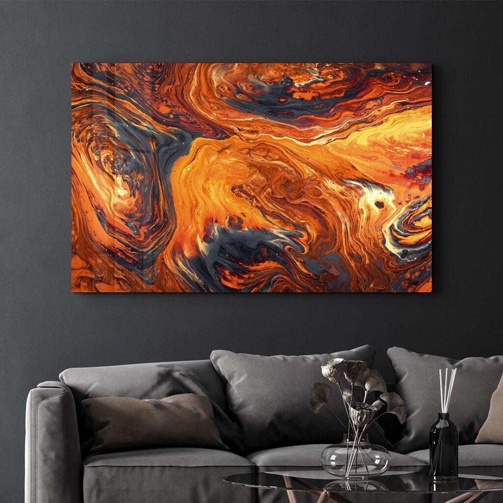 Wallity Dekorativna slika na kaljenom staklu, 35x55cm, Šarena