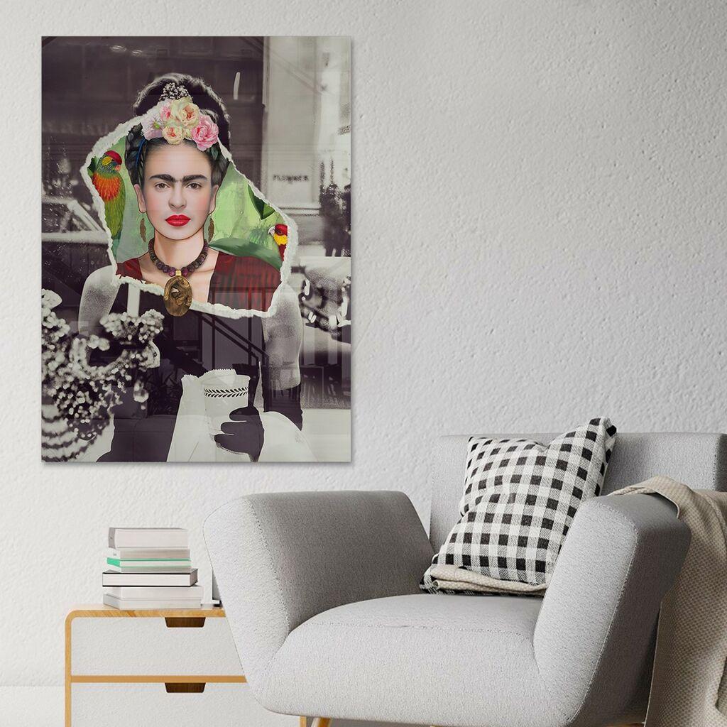 Wallity Dekorativna slika na kaljenom staklu, 50x70cm, Šarena