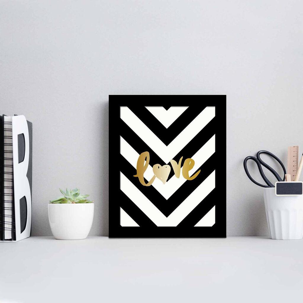 Wallity Dekorativna uramljena slika, 23.5x28.5cm, Šarena