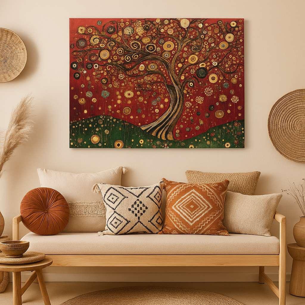 Wallity Dekorativna slika na platnu, 70x100cm, Šarena