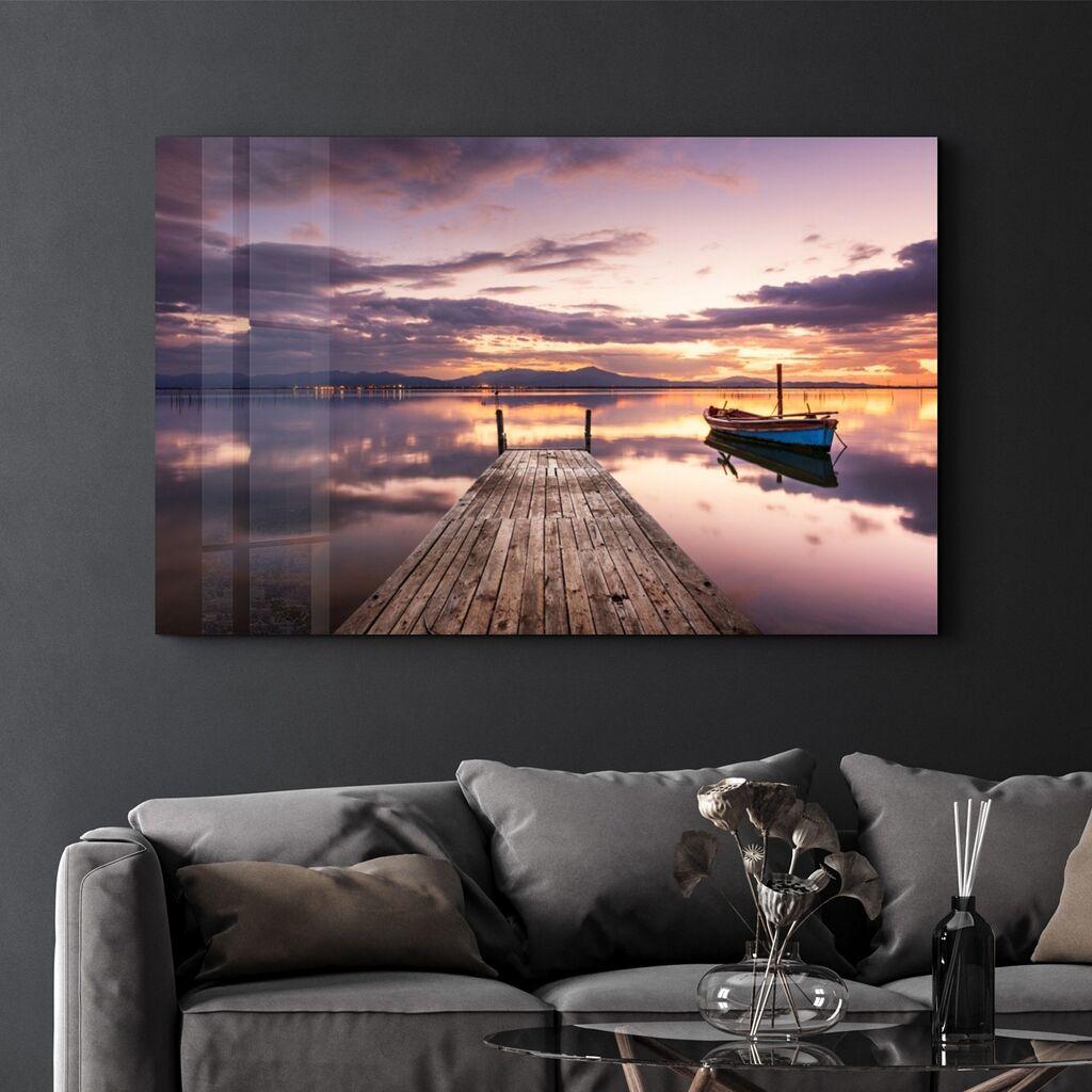 Wallity Dekorativna slika na kaljenom staklu, 70x110cm, Šarena