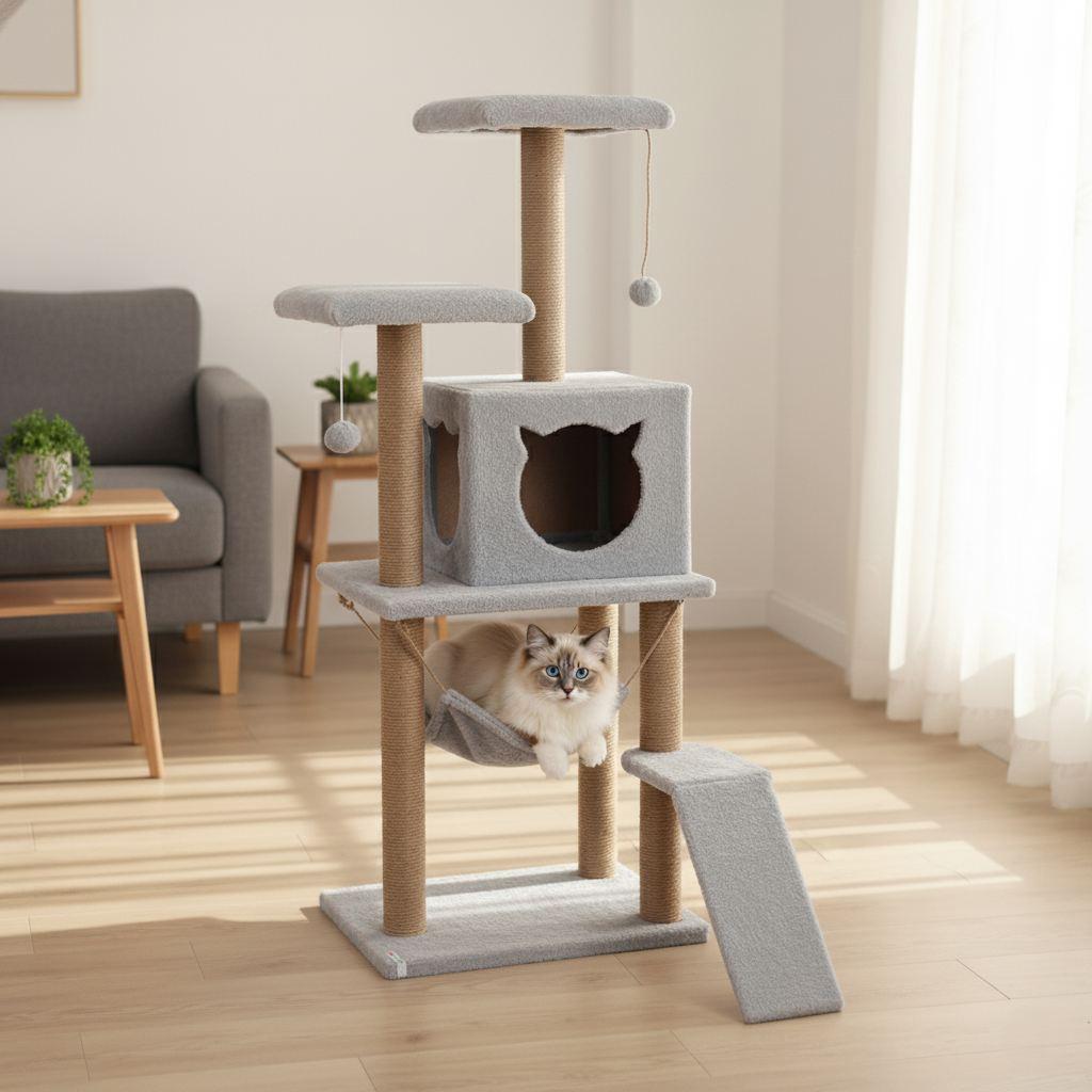 Paws & Whiskers Kućica za mačke, Siva