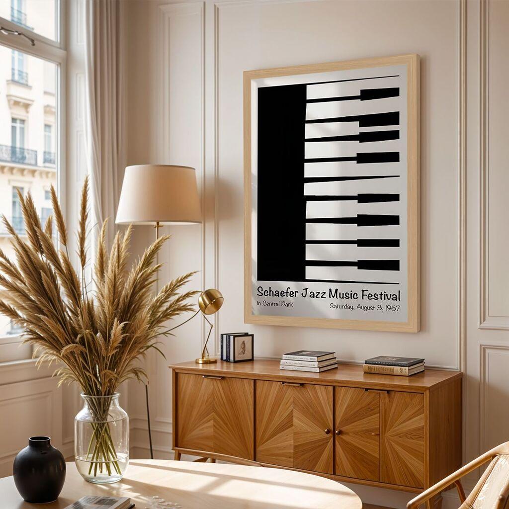 Wallity Dekorativna uramljena slika, 55x75cm, Šarena