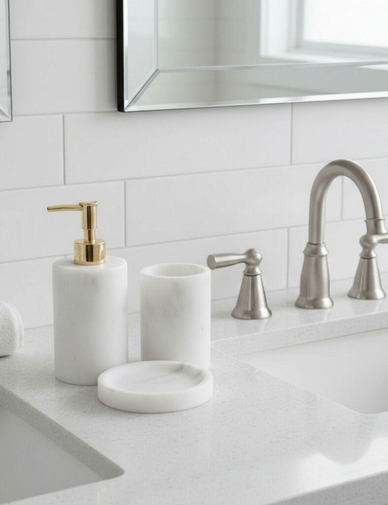 Aberto Design Set za kupatilo, 3 komada, Beli