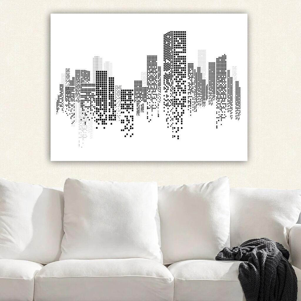 Wallity Dekorativna slika na platnu, 70x100cm, Šarena