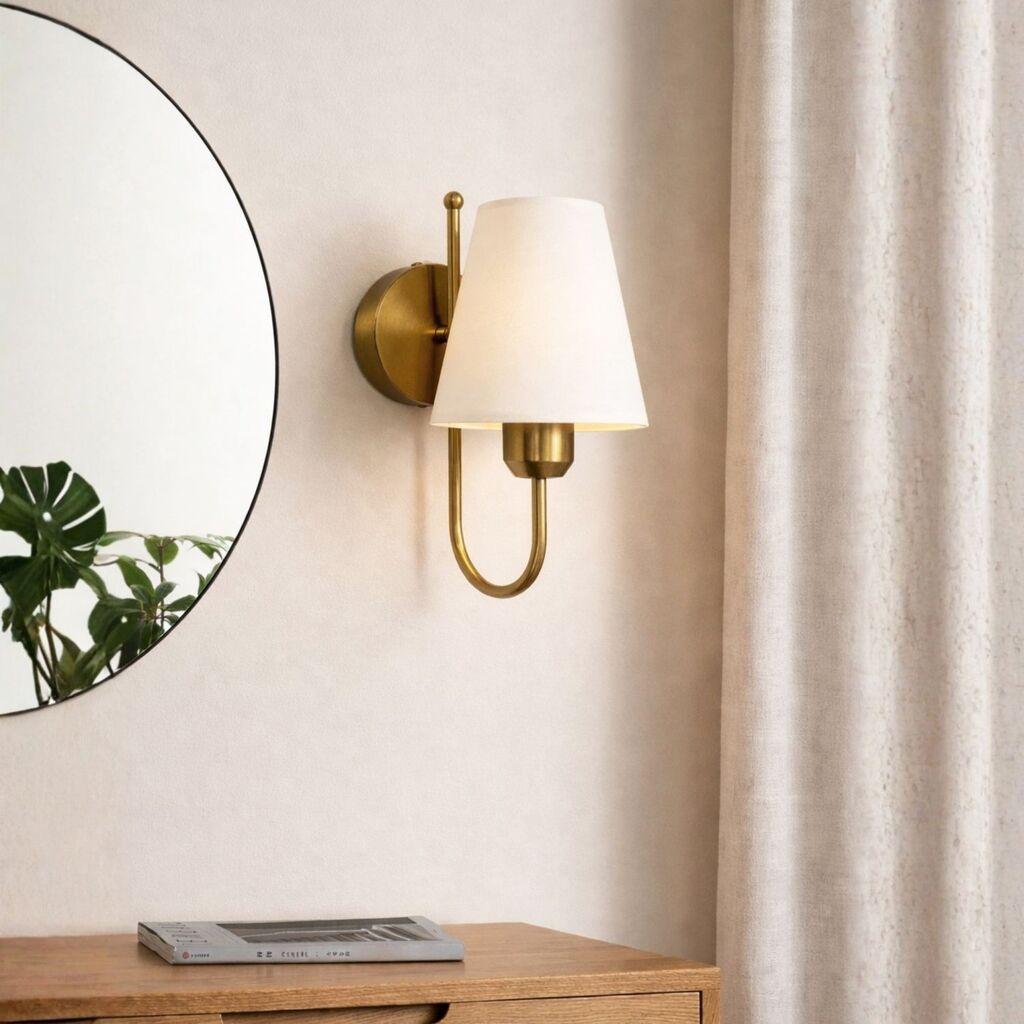 Opviq Zidna lampa, Zlatne boje