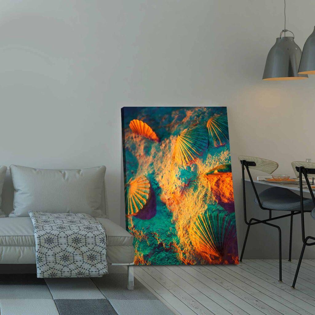 Wallity Dekorativna slika na platnu, 70x100cm, Šarena
