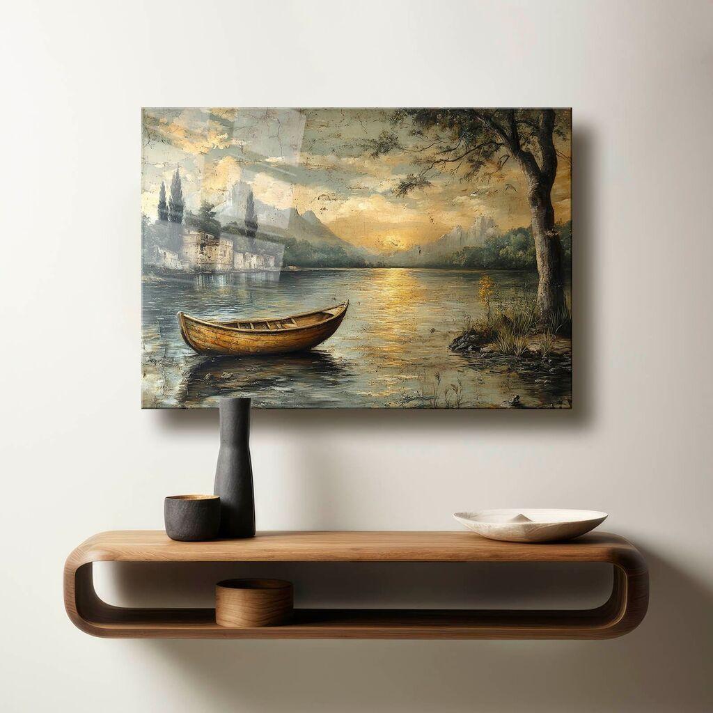 Wallity Dekorativna slika na kaljenom staklu, 60x90cm, Šarena