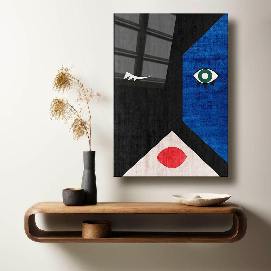 Wallity Dekorativna slika na kaljenom staklu, 70x100cm, Šarena