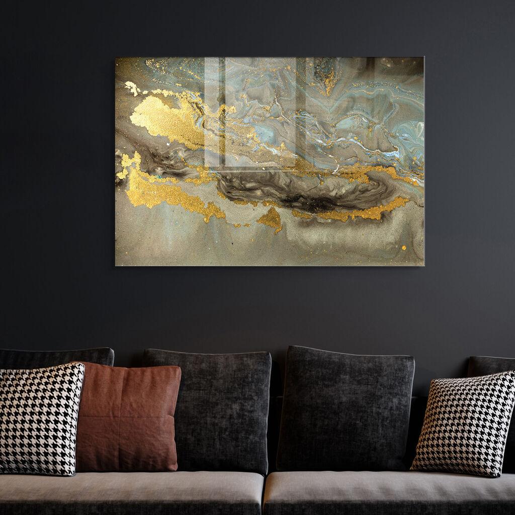 Wallity Dekorativna slika na kaljenom staklu, 70x100cm, Šarena