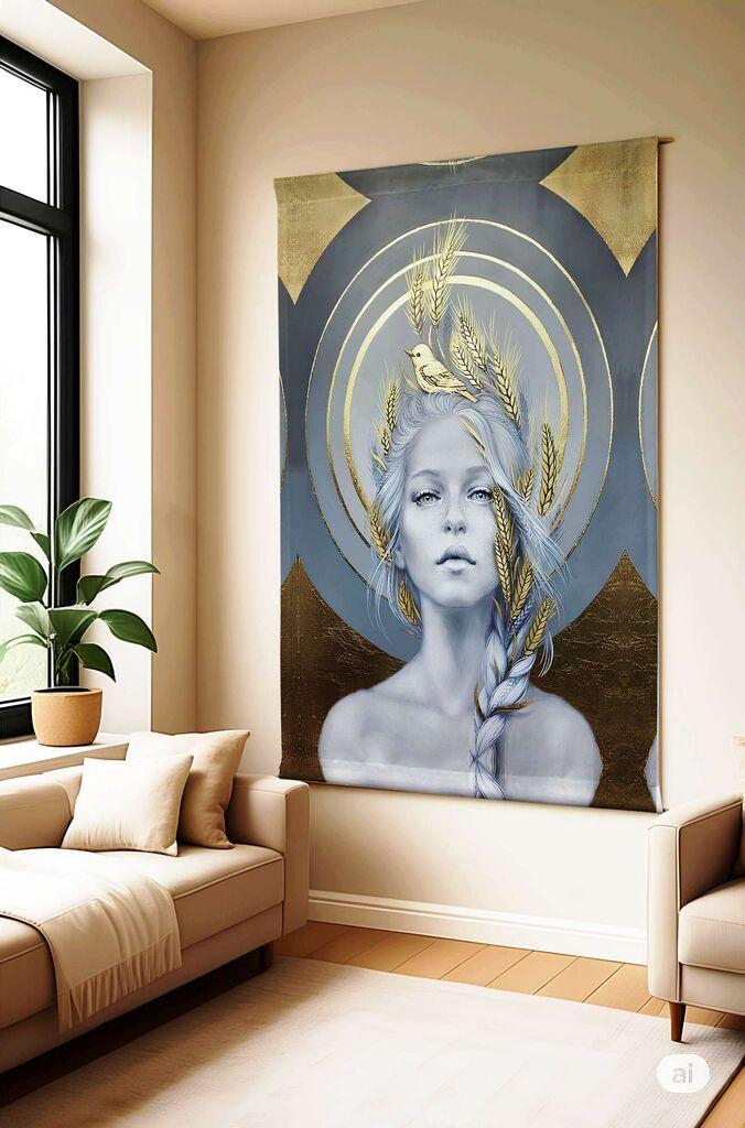 Wallity Dekorativna slika, 70x120cm, Šarena