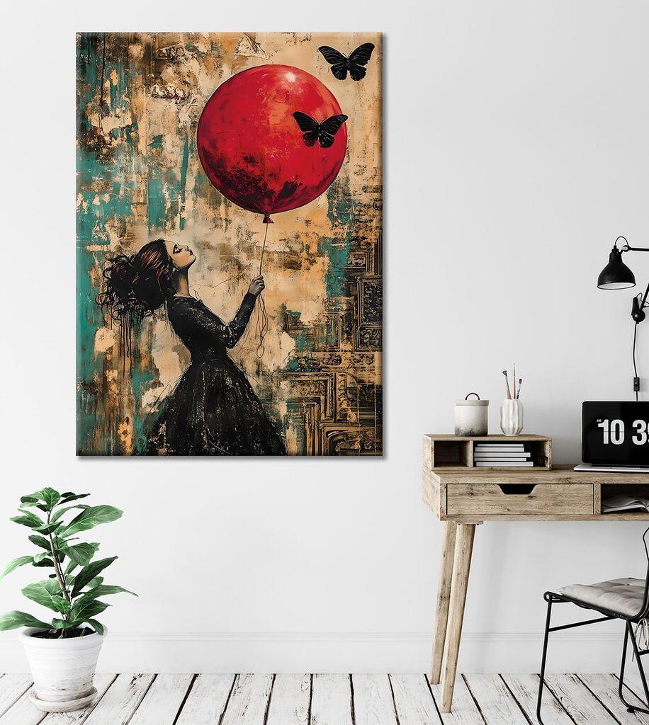 Wallity Dekorativna slika na platnu, 70x100cm, Šarena
