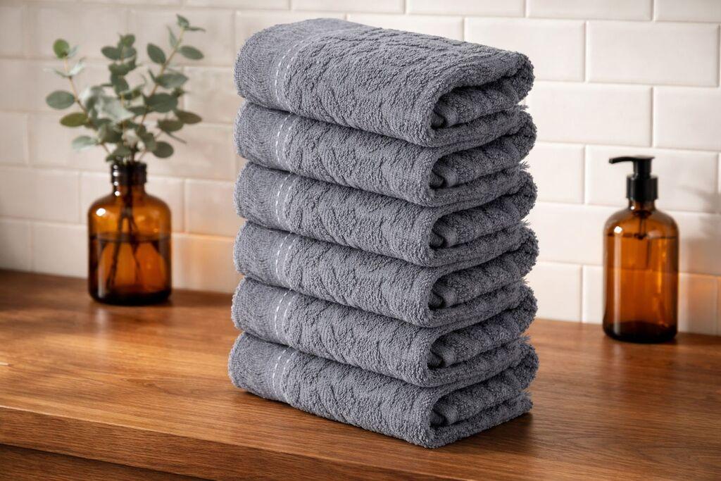 L'essentiel Maison Set peškira, 6 komada, Antracit