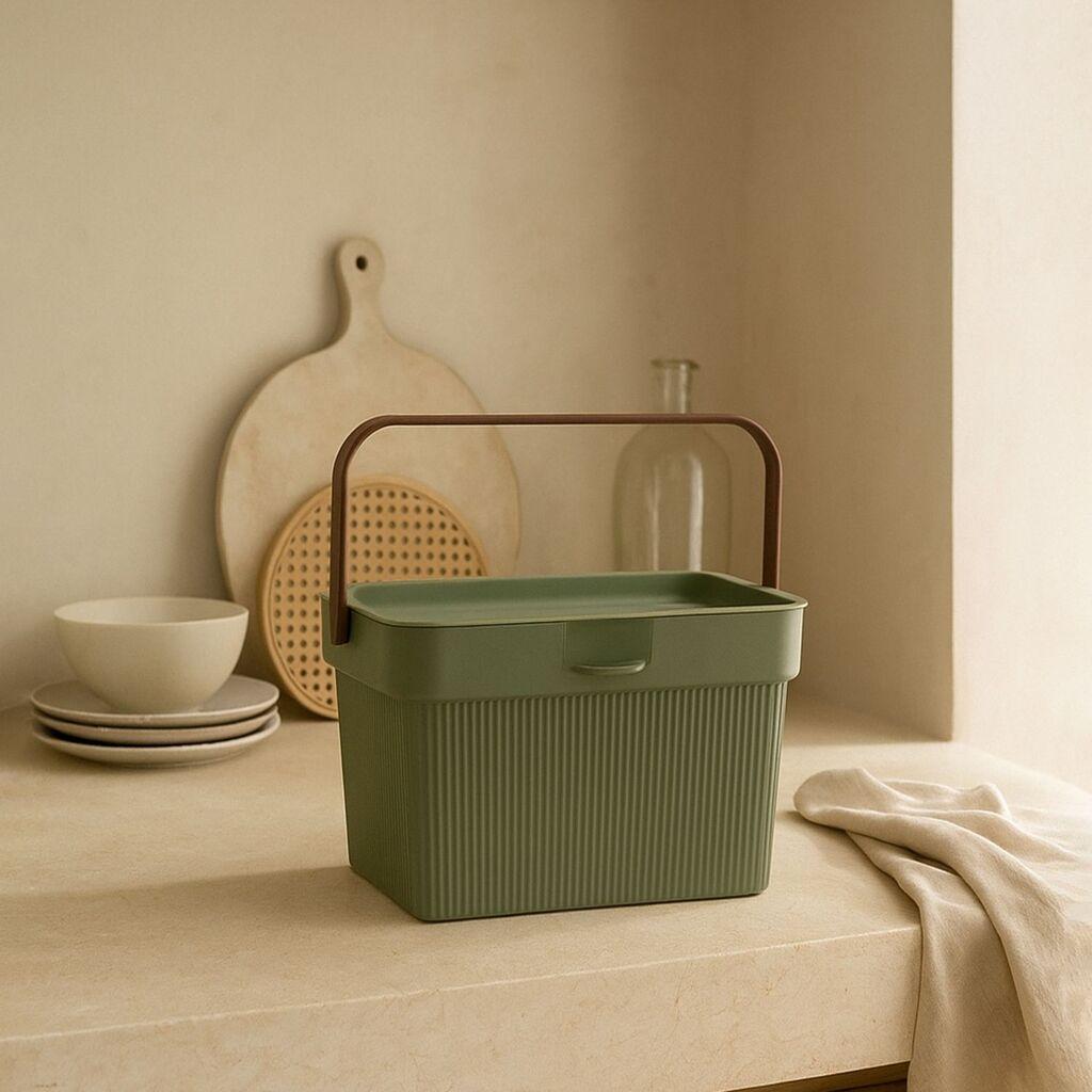 Aberto Design Kutija za odlaganje, 6.2l, Zelena