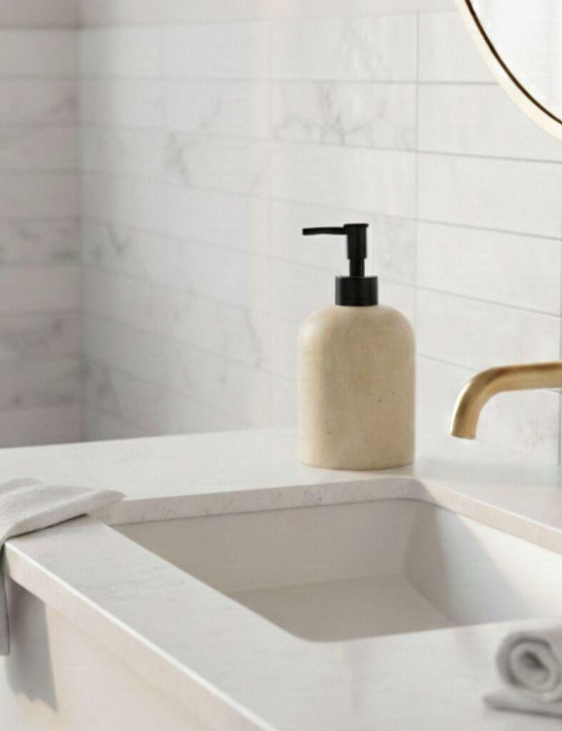 Aberto Design Dozer za sapun, Bež