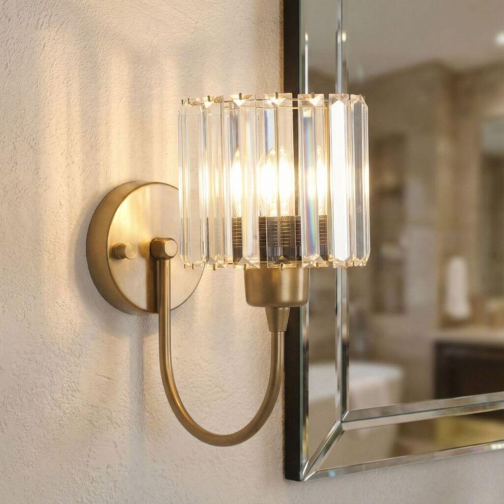 Opviq Zidna lampa, Zlatne boje